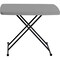 Iceberg IndestrucTable Classic Personal Folding Table, Charcoal Top, 20 in W x 30 in L x 25 or 28 in H ICE65491 - alternate 2